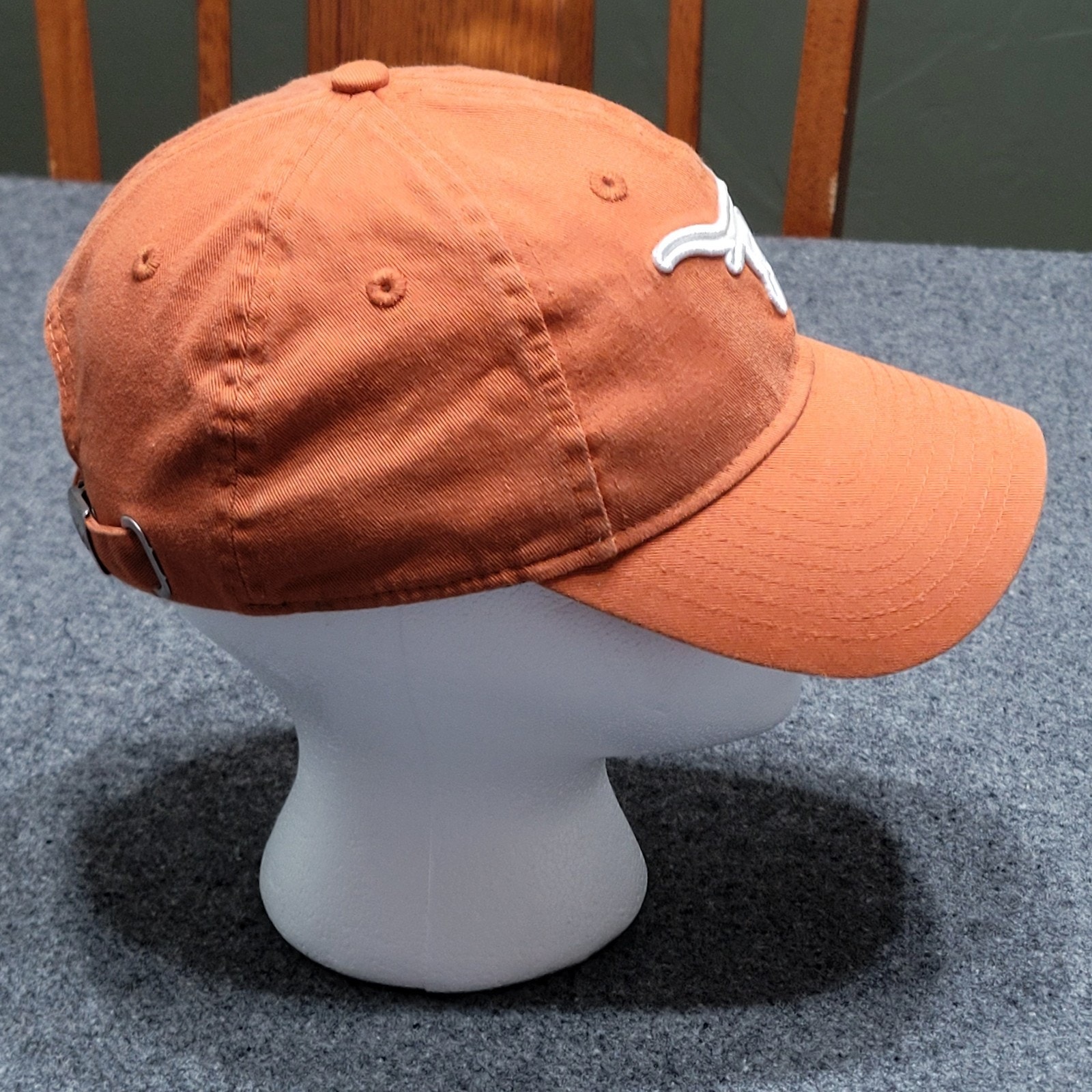 Texas Longhorns Hat Dad Cap Womens Burnt Orange New Era 9twenty Strapback Curve — image 4 of 8